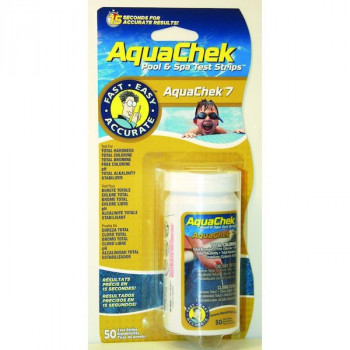 TESTEUR AQUACHECK 7 BROME/CHLORE/ALK/CYA 50U TUBE