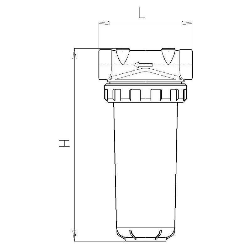 Filtre tête bronze 118 diamètre 3/4"