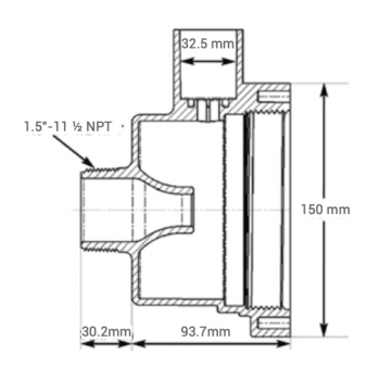 Turbo Jet Béton D50 Mâle