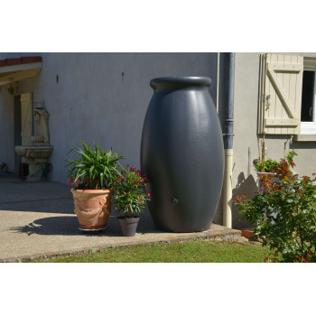 Récupérateur d'eau JARRE TOSCANE 1000 Litres anthracite