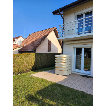 Récupérateur d'eau CUBIQUE 1000 Litres beige