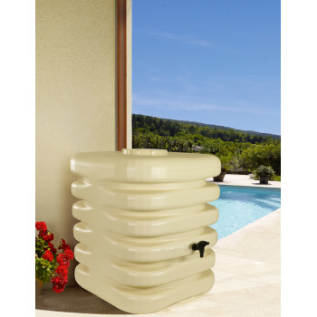 Récupérateur d'eau CUBIQUE 1000 Litres beige