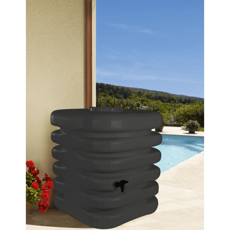 Récupérateur d'eau CUBIQUE 1000 Litres beige