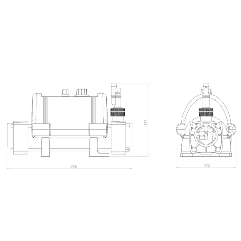 Réchauffeur piscine hors sol Plug and Play NANO 3KW Elecro