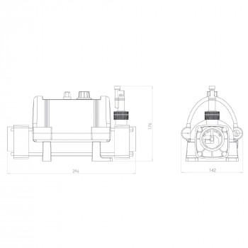 Réchauffeur piscine hors sol Plug and Play NANO 3KW Elecro