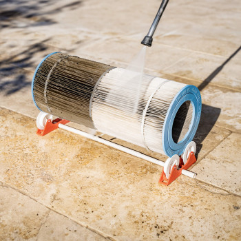 Support nettoyage cartouche de filtration piscine Spin Filter NODIPOOL 2