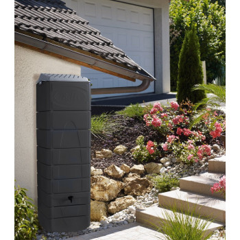 Récupérateur d'eau MURAL 650 Litres anthracite 2