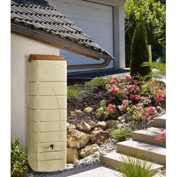 Récupérateur d'eau MURAL 650 Litres beige 2