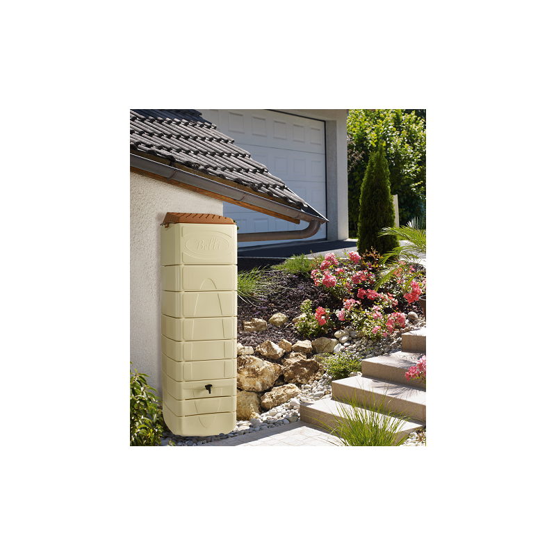 Récupérateur d'eau MURAL 650 Litres beige