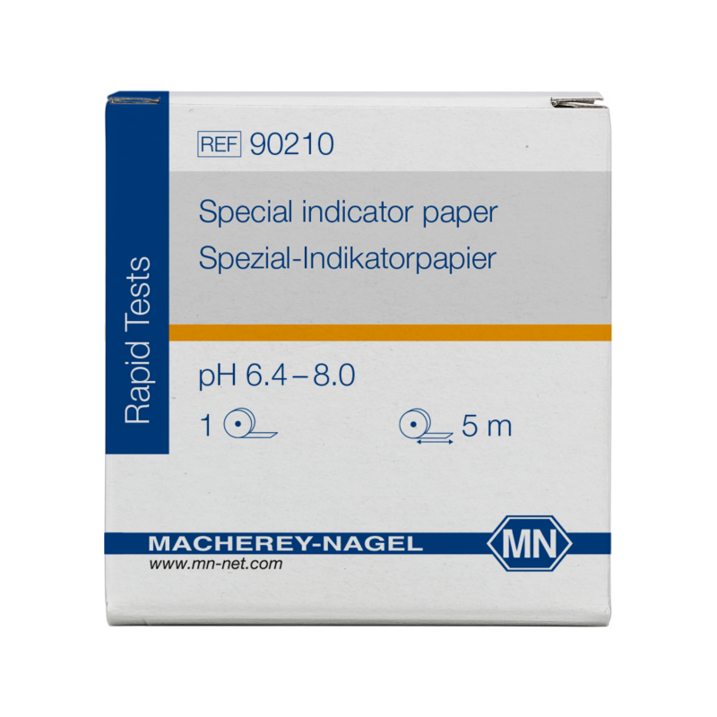 Papier indicateur spécial pH 6,4–8,0, rouleau