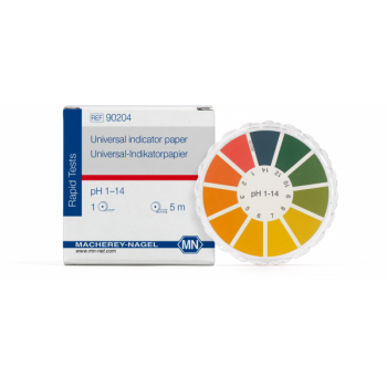 Papier indicateur universel pH 1–14, rouleau