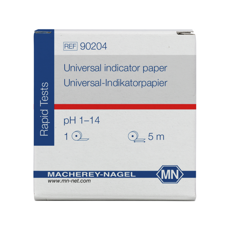 Papier indicateur universel pH 1–14, rouleau Papier indicateur universel pH 1–14, rouleau