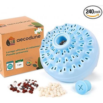 Boule de lessive rechargeable senteur Jasmin - 240  lavages