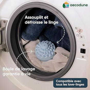 Boule de lessive rechargeable senteur Jasmin - 240  lavages