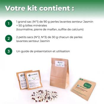 Pack de recharge boule de lessive - 3 sachets Jasmin