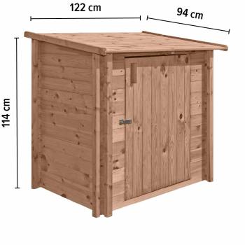 Coffre Local Technique en bois standard