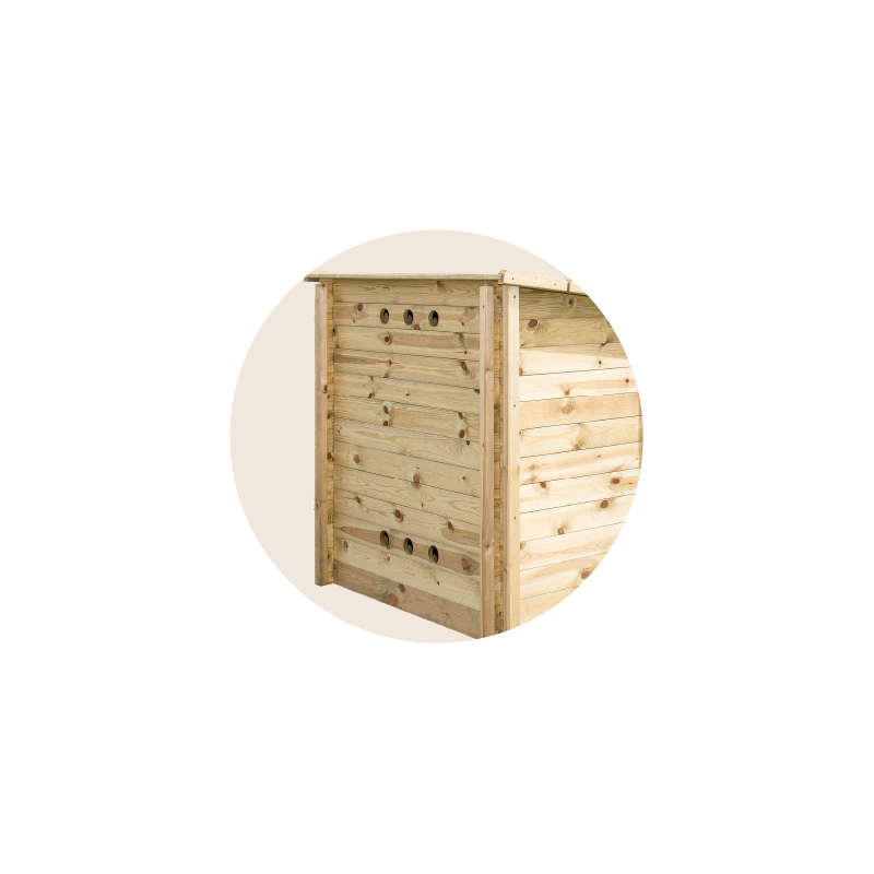 Coffre Local Technique en bois standard