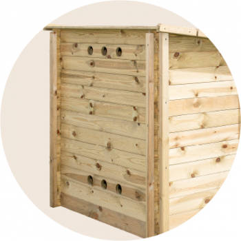 Coffre Local Technique en bois standard