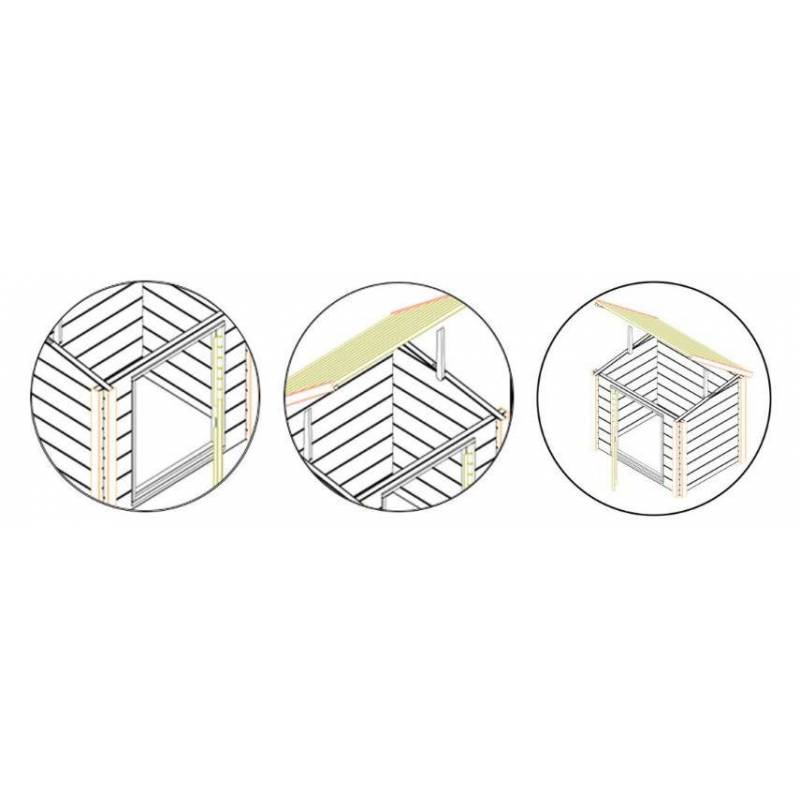 Coffre Local Technique en bois pro lux