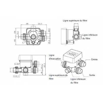 VANNE 6 VOIES AUTOMA IWASH-24S
