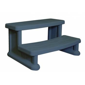 Marche d'accès spa - coloris Charcoal