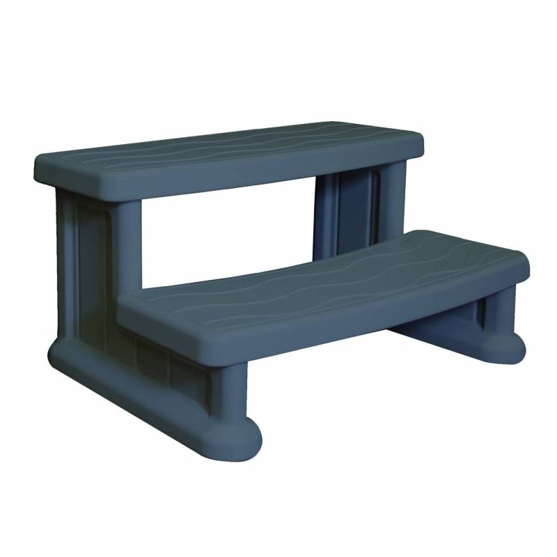Marche d'accès spa - coloris Charcoal