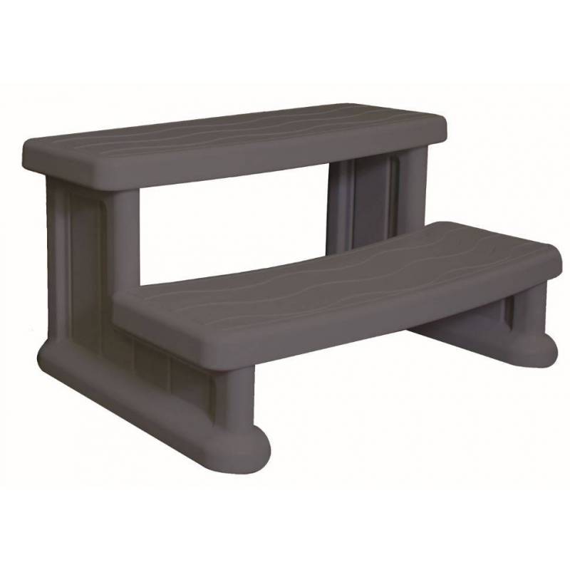 Marche d'accès spa - Warm Grey