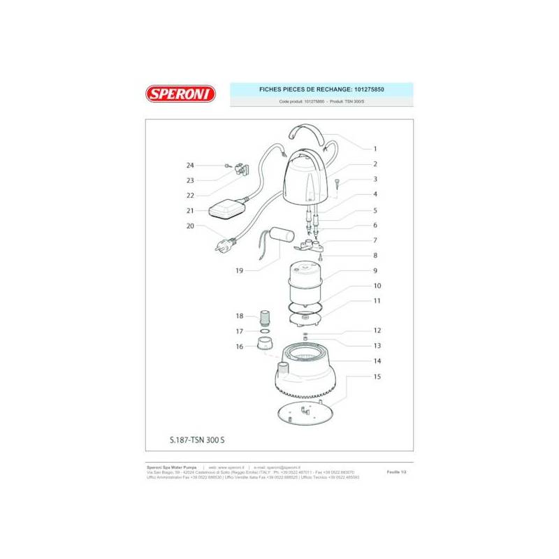 Pompe multi-usages TSN 400S - pompe submersible