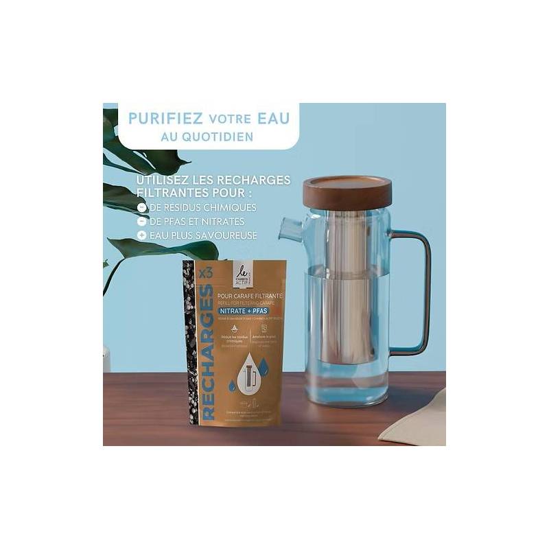 Recharges pour carafe filtrante - PFAS+nitrates