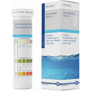Languettes test piscine 3 en 1