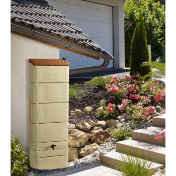 Récupérateur d'eau MURAL 300 Litres beige 2