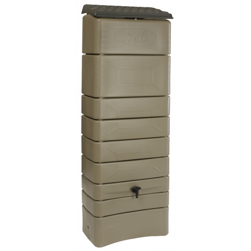 Récupérateur d'eau MURAL 300 Litres taupe