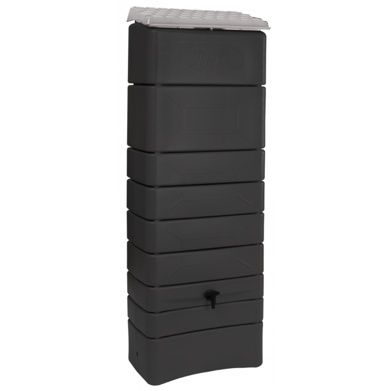 Récupérateur d'eau MURAL 300 Litres anthracite