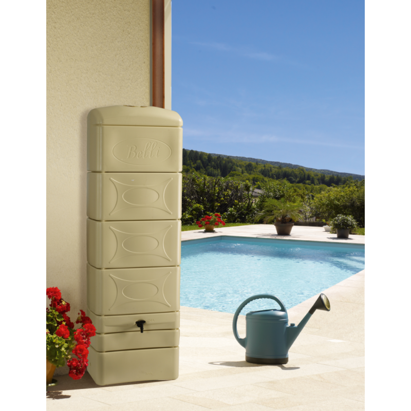 Récupérateur d'eau Déco 300 litres beige