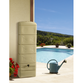Récupérateur d'eau Déco 300 litres beige