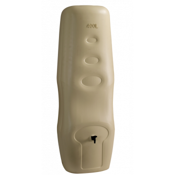 Récupérateur d'eau Profil 400 litres beige