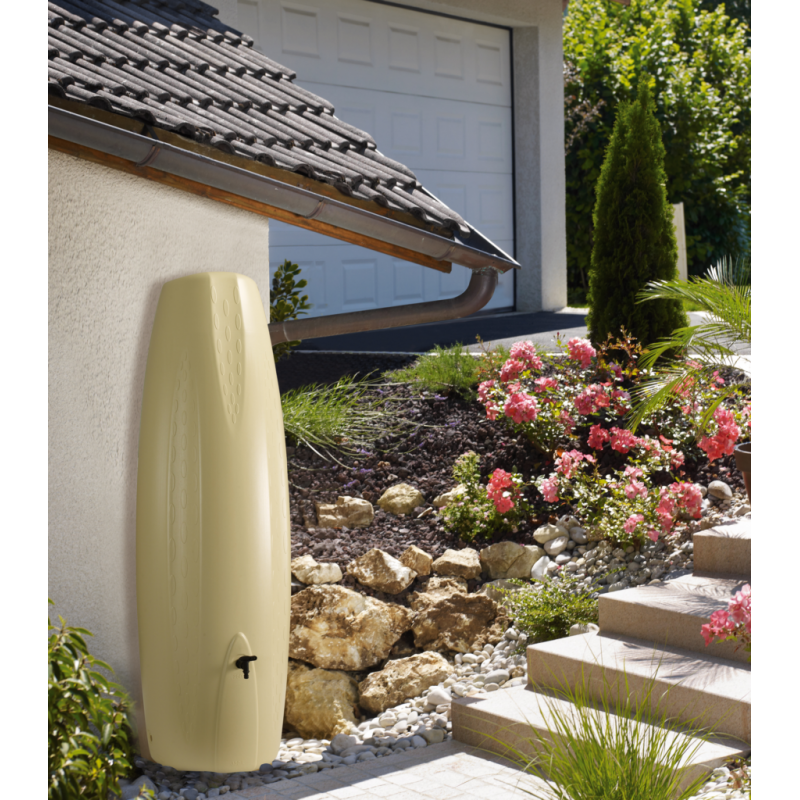 Récupérateur à eau Fluide 350L beige