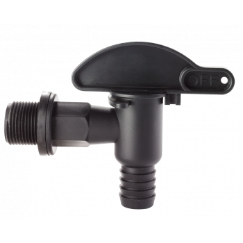 Robinet gros debit joint plat 26/34 pour récupérateur d'eau