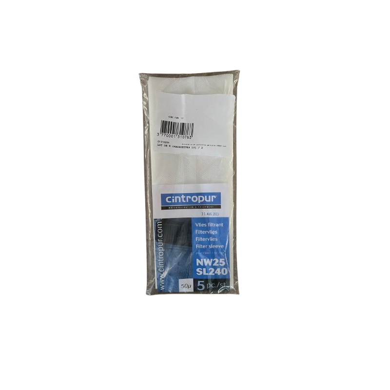 Lot 5 Tamis filtrants 131/25 -50 microns Cintropur