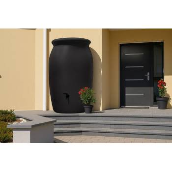 Récupérateur d'eau Jarre Toscan 2000L anthracite