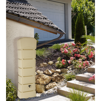 Récupérateur d'eau de pluie LATITUDE 300 Litres beige