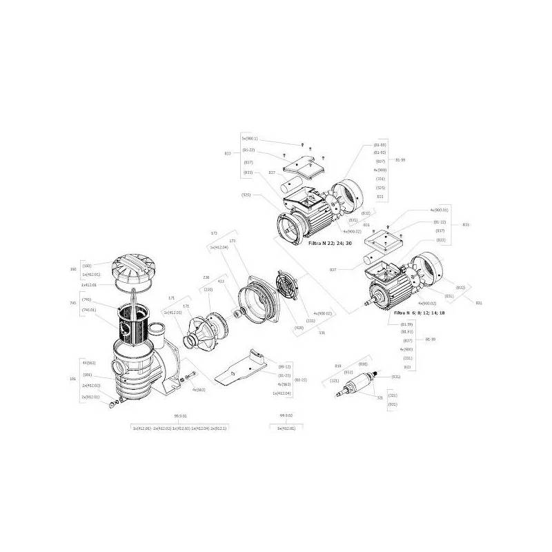 Pompe FILTRA N KSB monophasée - 18m3/h