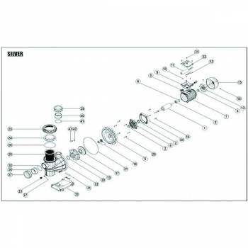 Pompe SILVER 22m3/h 1,5CV TRI