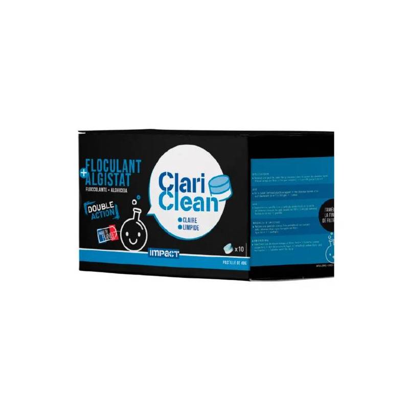 Pastilles clarifiante/Floculant piscine CLARI-CLEAN x10