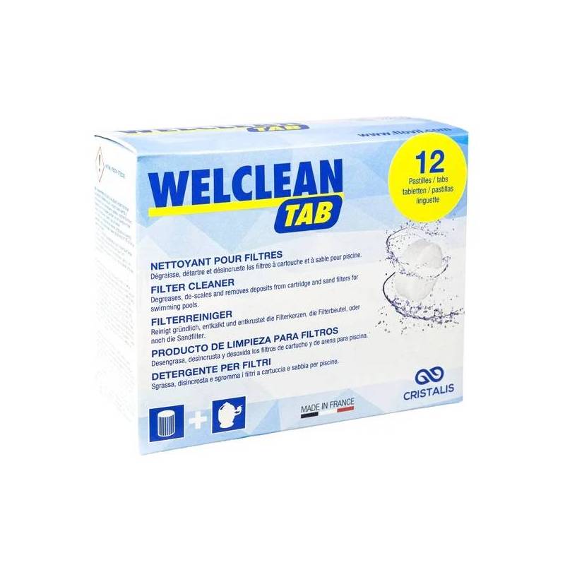 Nettoyant de filtres à cartouches et sable WELCLEAN