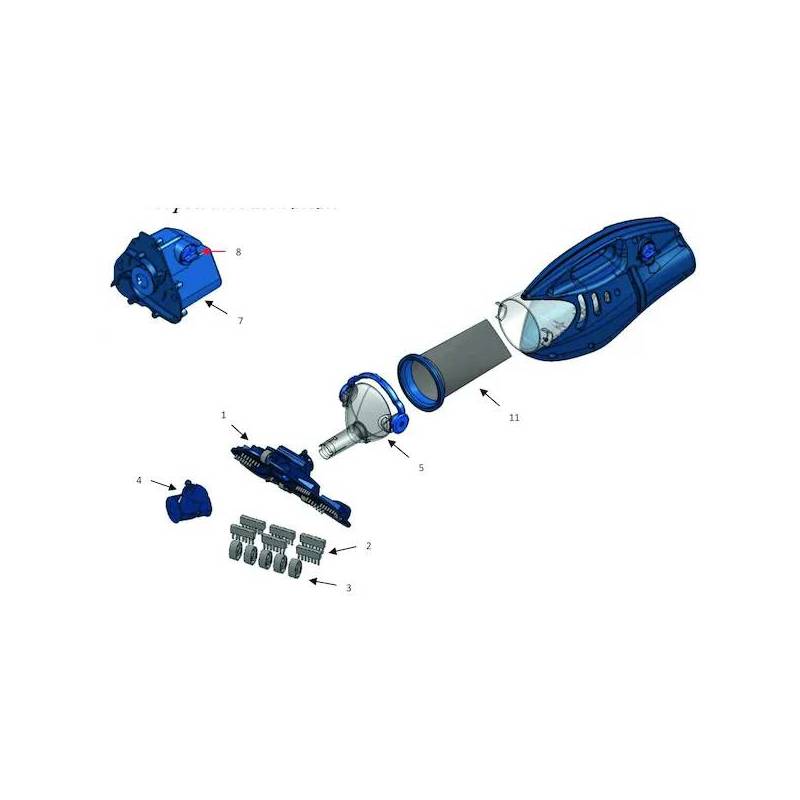 Robot a batterie pool blaster max piscine/spa