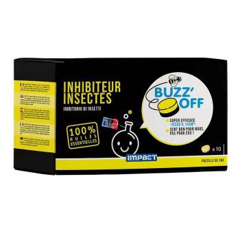 Pastilles anti insectes piscine BUZZOFF x10