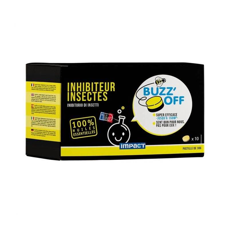 Pastilles anti insectes piscine BUZZOFF x10