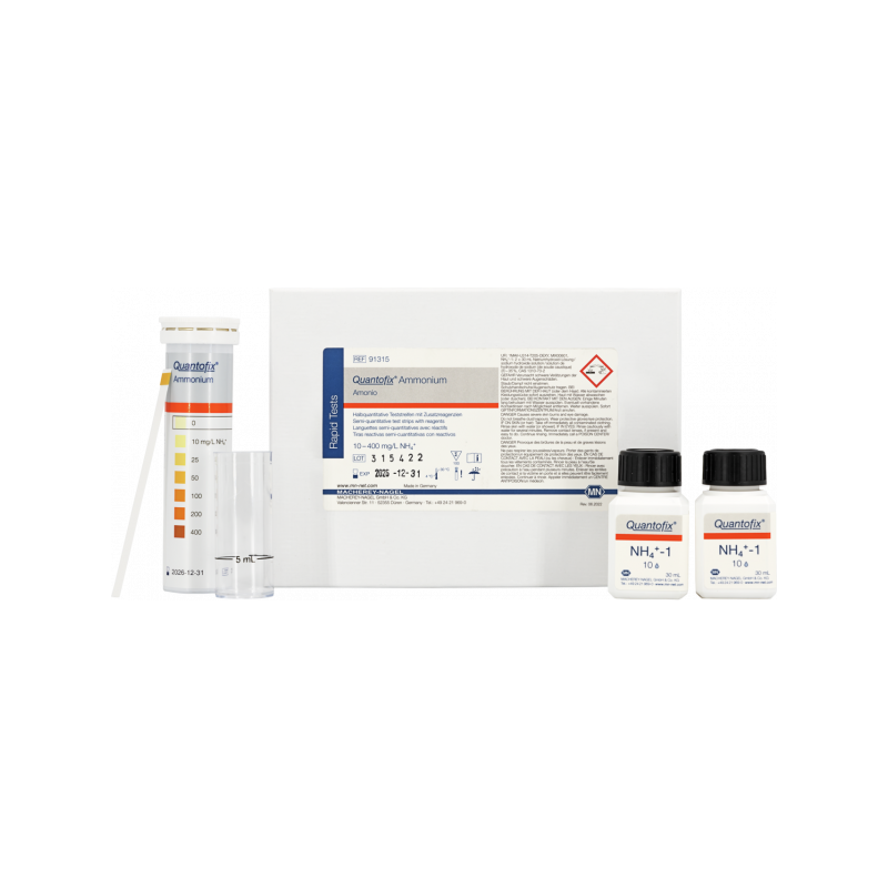 Bandelettes de mesure d'ammoniaque (ammonium)