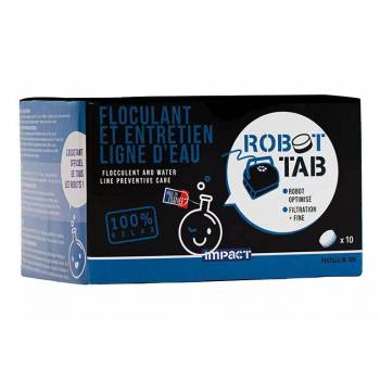 Clarifiant et préventif ligne d'eau - Robot Tab  x16 pastilles